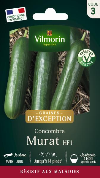 Potagères - Concombre Murat HF1 - face recto